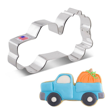 Harvest Truck with Pumpkin Cookie Cutter - Cool Mom Sprinkles
